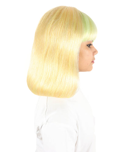Wigs2you H-7276 レディース ミディアム ウェーブ ボブ ウィッグ 12インチ マルチカラー 切りっぱなし ストレート カット フルウィッグ コスプレ パーティー 撮影 仮装