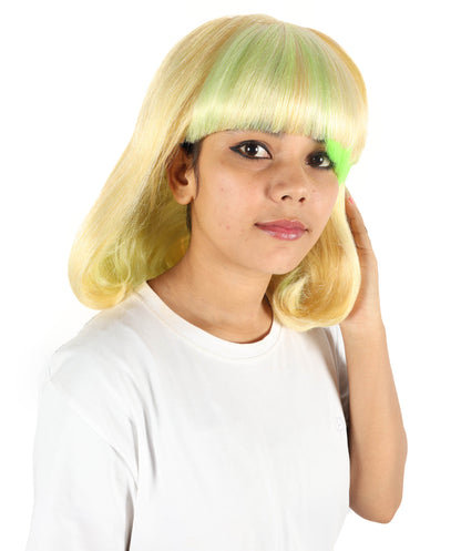 Wigs2you H-7276 レディース ミディアム ウェーブ ボブ ウィッグ 12インチ マルチカラー 切りっぱなし ストレート カット フルウィッグ コスプレ パーティー 撮影 仮装