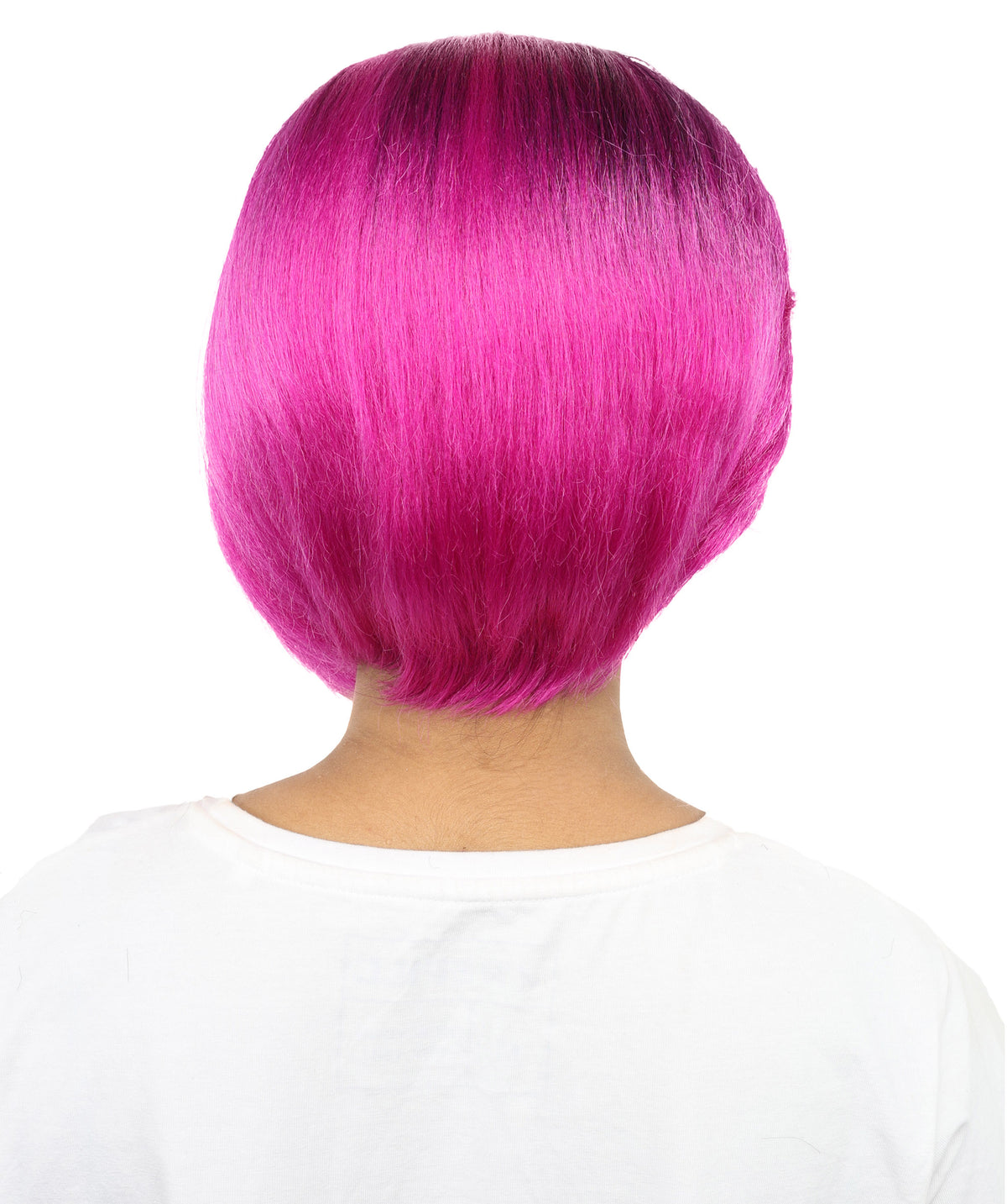 Wigs2you H-7277 レディース ツートンカラー ウィッグ 10インチ ミディアム ストレート ボブ すっきりカット マルチカラー フルウィッグ 撮影 イベント コスプレ