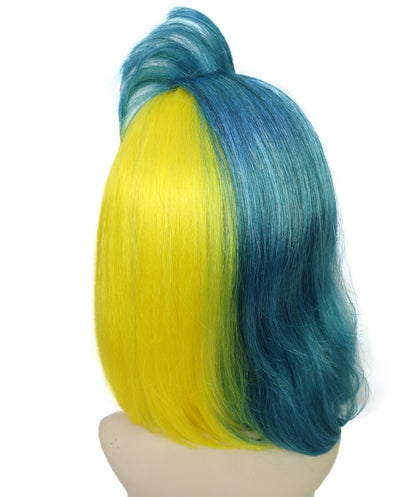 Wigs2you H-7278 レディース カラフル ウィッグ 15インチ コスチュームウィッグ マルチカラー パーティーウィッグ 合成繊維 キャップレス フェス イベント 仮装