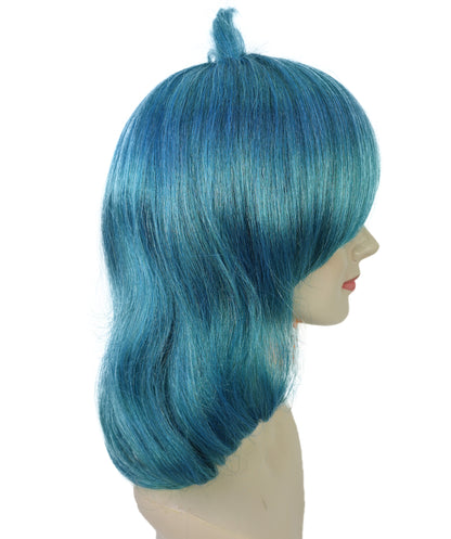 Wigs2you H-7278 レディース カラフル ウィッグ 15インチ コスチュームウィッグ マルチカラー パーティーウィッグ 合成繊維 キャップレス フェス イベント 仮装