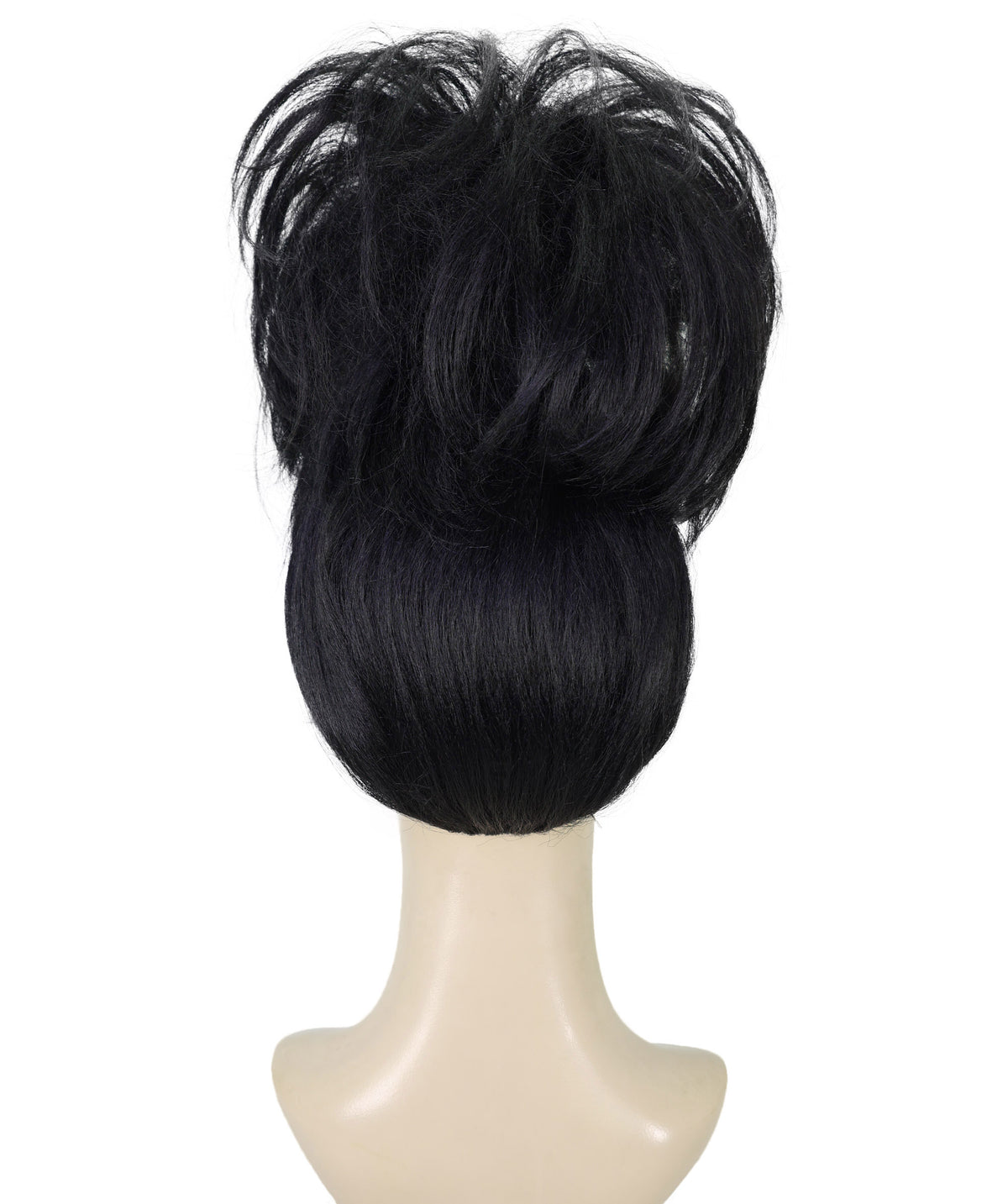 Wigs2you H-7281 レディース ブラック ウィッグ 15インチ ヒップホップ風 カール ボリューム カーリーヘア 合成繊維 フルウィッグ パーティー フェス ステージ イベント