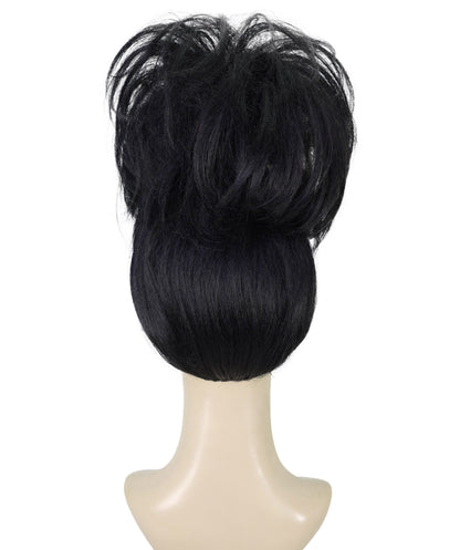 Wigs2you H-7281 レディース ブラック ウィッグ 15インチ ヒップホップ風 カール ボリューム カーリーヘア 合成繊維 フルウィッグ パーティー フェス ステージ イベント