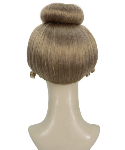 Wigs2you H-7286 レディース エドワーディアン風 ウィッグ ダークブロンド ヴィンテージ アップスタイル クラシック 合成繊維 調節可能 キャップ コスプレ ステージ 仮装