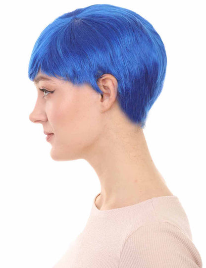 Wigs2you ハロウィンパーティープレミアム レディース H-592 コウノトリウィッグ ネオンブルー
