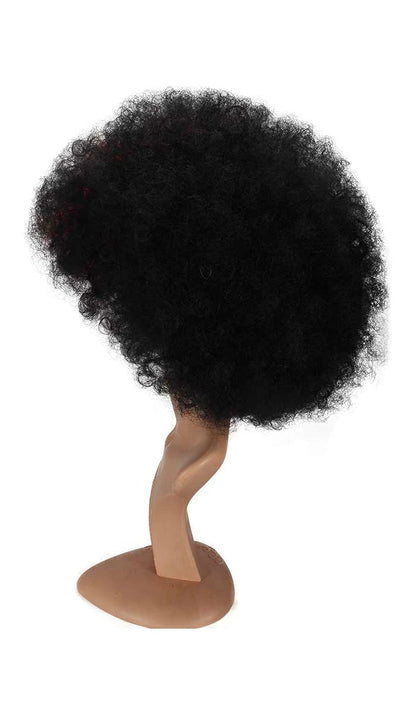 Wigs2you HA-020 コスプレウィッグ レッド×ブラック ツートン アフロ 調節可能キャップ 女性用 ハロウィン アニメ コスプレ
