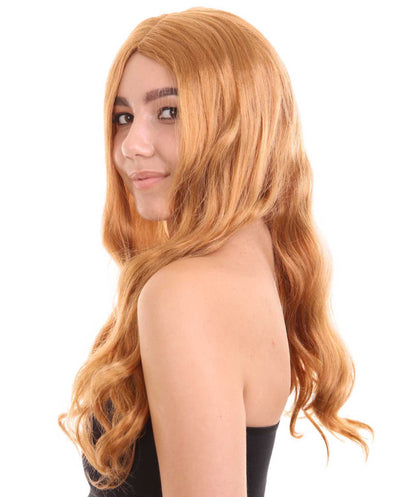 ハロウィンパーティープレミアム レディース H-5358 アースプリンセスウィッグ ブラウン