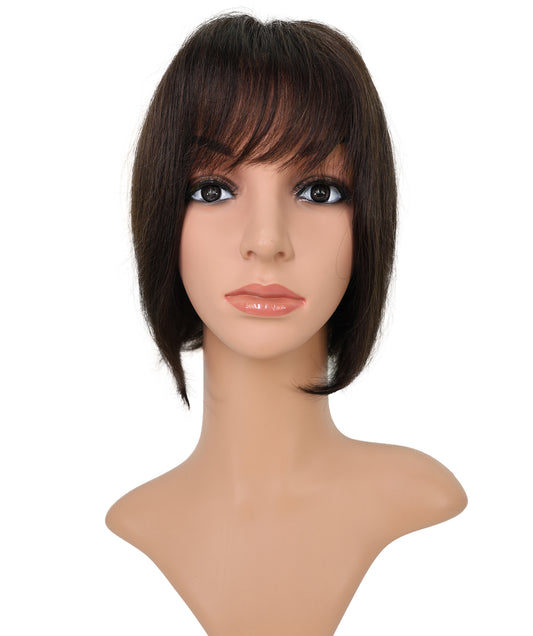 Wigs2you HH-189 ボブウィッグ _ 100%人毛、11" 軽量フルウィッグ _ 医療用・日常用
