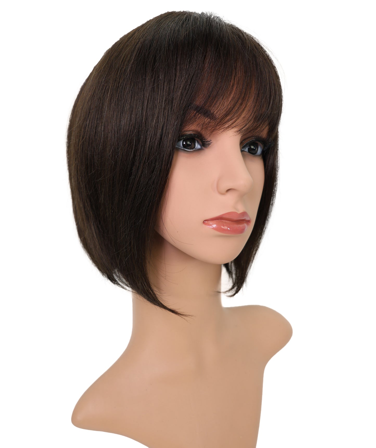 Wigs2you HH-189 ボブウィッグ _ 100%人毛、11" 軽量フルウィッグ _ 医療用・日常用