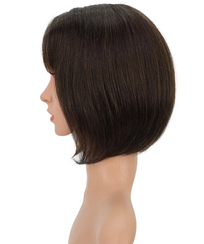 Wigs2you HH-189 ボブウィッグ _ 100%人毛、11" 軽量フルウィッグ _ 医療用・日常用
