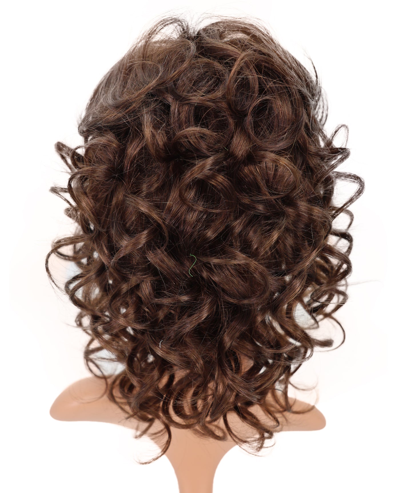 Wigs2you HH-190 ショートカールウィッグ _ 100%人毛、12" 耐熱軽量 _ 医療用・日常用