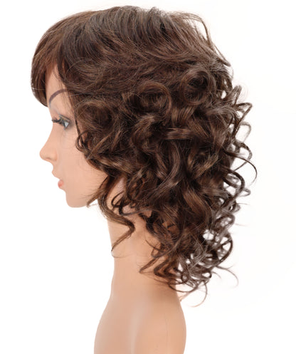 Wigs2you HH-190 ショートカールウィッグ _ 100%人毛、12" 耐熱軽量 _ 医療用・日常用