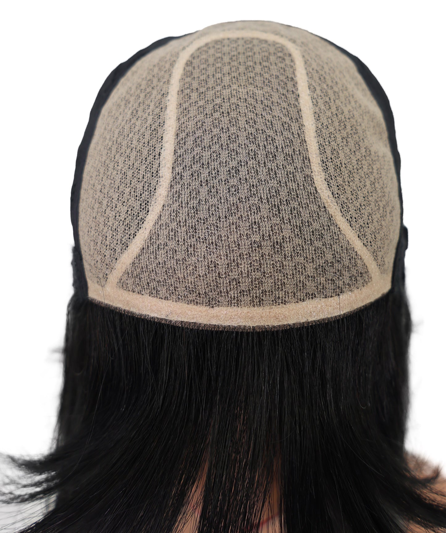 Wigs2you HH-192 ストレートボブ レディース ファッション ウィッグ 12インチ ナチュラルブラック 人毛 | 耐熱性 モノパーツキャップ付き