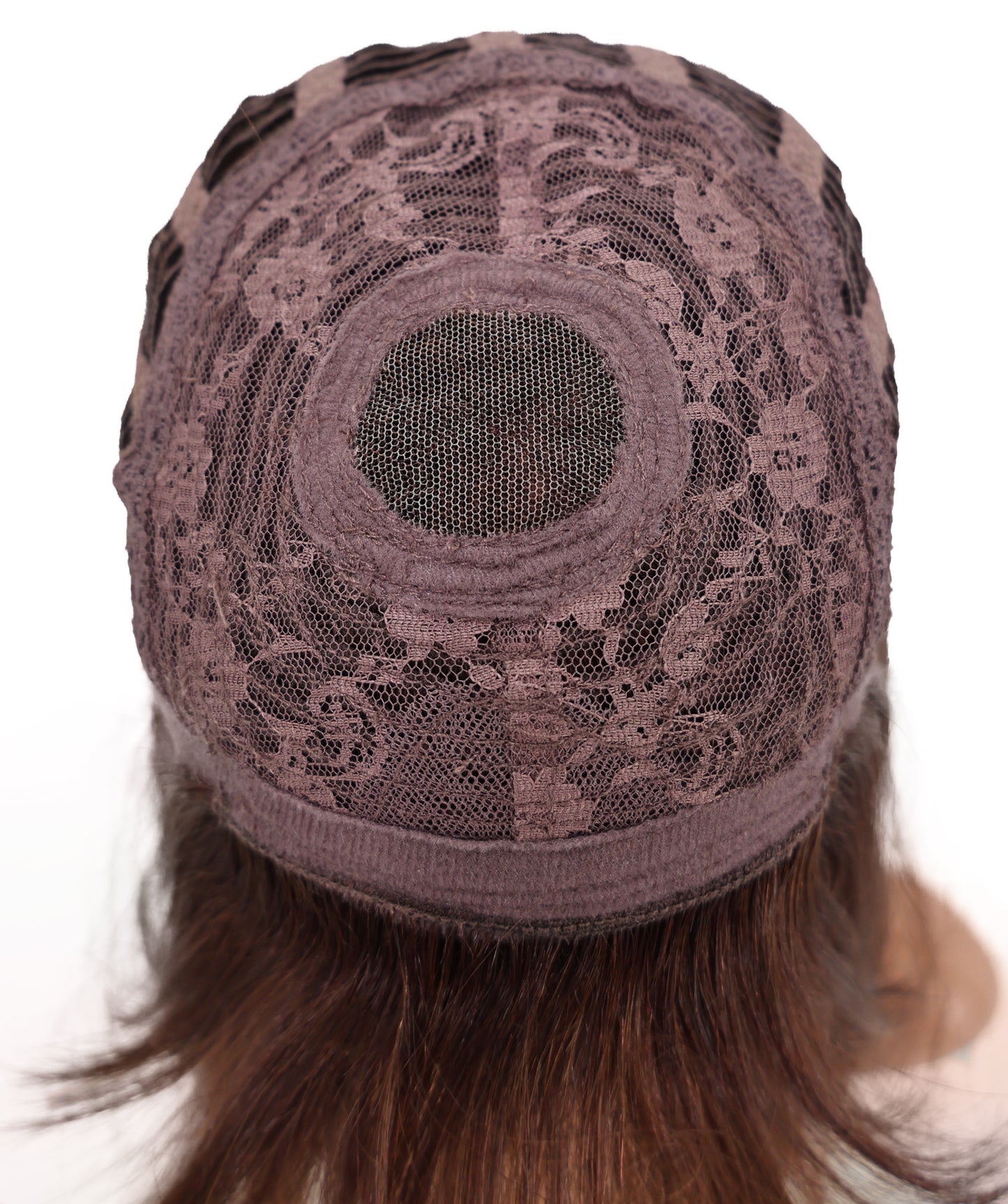 Wigs2you HH-194 ミディアムストレート 人毛  ファッション ウィッグ ライトブラウン | 長さ17.5インチ、手植え、耐熱性