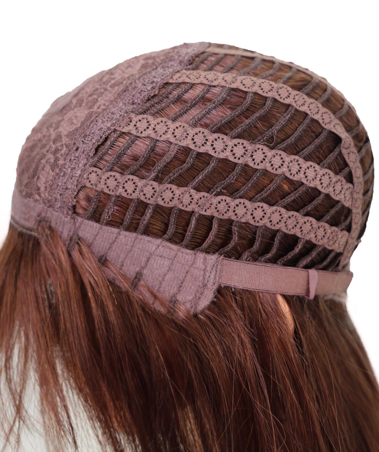 Wigs2you HH-194 ミディアムストレート 人毛  ファッション ウィッグ ライトブラウン | 長さ17.5インチ、手植え、耐熱性