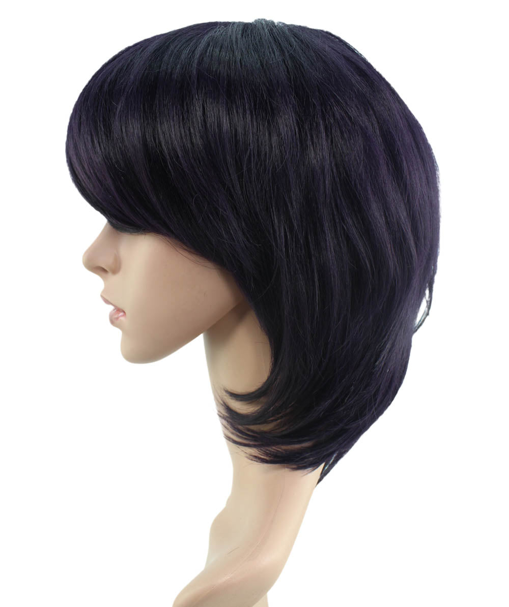 レディースファッション C-058 ミディアム C-ダークネイビー コスプレヒートスタイラブルウィッグ