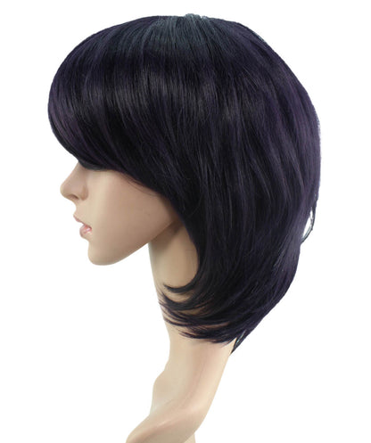 レディースファッション C-058 ミディアム C-ダークネイビー コスプレヒートスタイラブルウィッグ