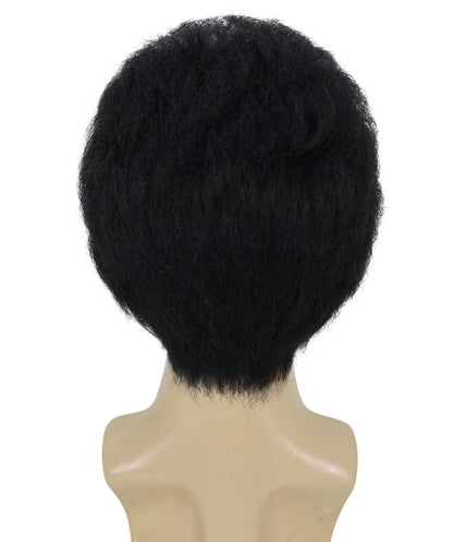 Wigs2you H-7019 エルヴィス・ポンパドール フルウィッグ（大人用、男性用） ブラック 12インチ 合成繊維 ハロウィン、舞台、テーマイベントに最適