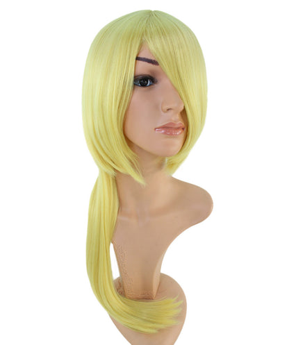 レディースファッション C-046 ロングストレート C-ブラック コスプレ ヒートスタイルウィッグ