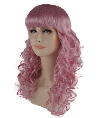 Wigs2you ハロウィン パーティー プレミアム H-826 バットマン 女性ジョーカー ウィッグ Lt ピンク色