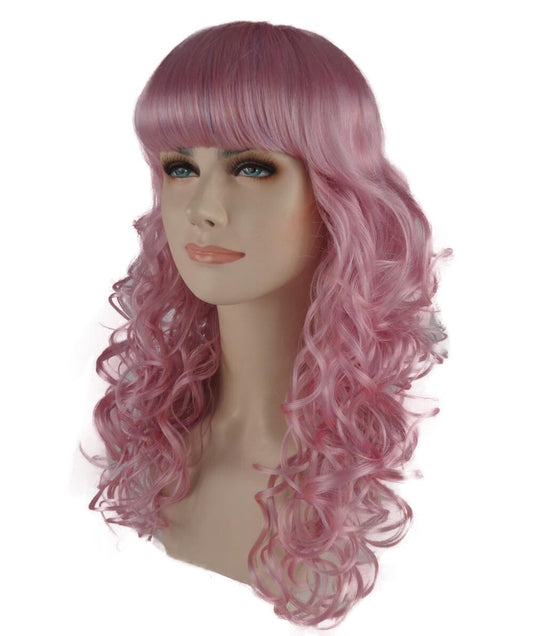 Wigs2you ハロウィン パーティー プレミアム H-826 バットマン 女性ジョーカー ウィッグ Lt ピンク色