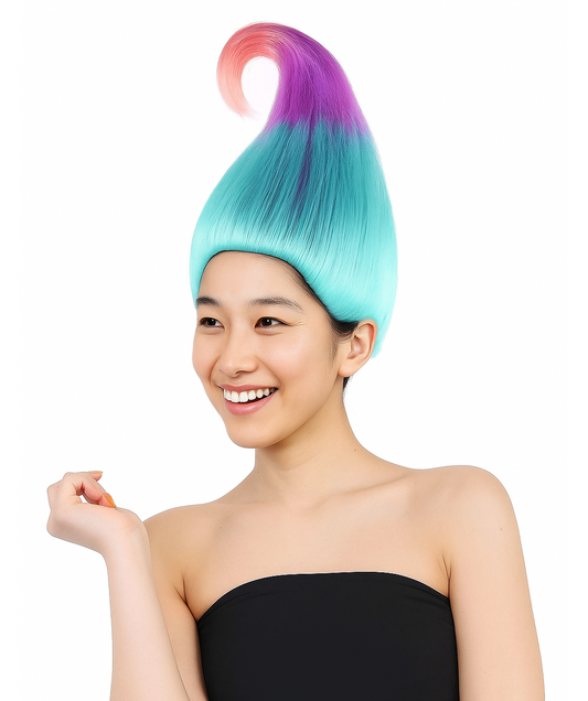 Wigs2you ハロウィンパーティープレミアムレディース H-597 トロールウィッグ トリカラー