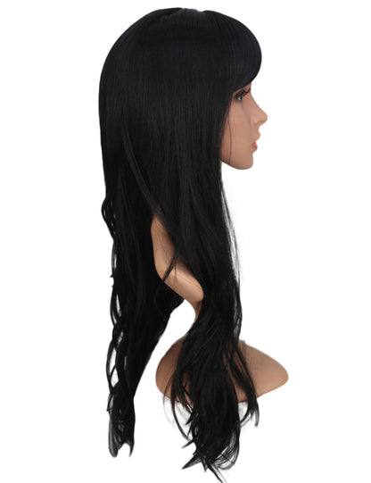 耐熱商品 ロングウィッグ ナチュラルウェーブで女の子らしいスタイルに 74cmで超ロング！ ウィッグネット付き W-519