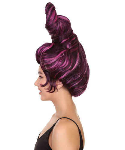 プレミアムハロウィンパーティーレディ H-5471 サンダーソンウィッチシスターウィッグ 紫