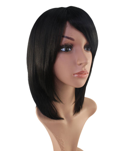 ミディアムウィッグ | イイ女の雰囲気のあるフェミニンMAXの一品 | 美人髪に拘る方におススメ | ウィッグネット付き W-213