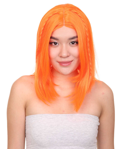 Wigs2you ハロウィンパーティープレミアム レディース H-924 スワンプクイーンウィッグ ネオンオレンジカラー