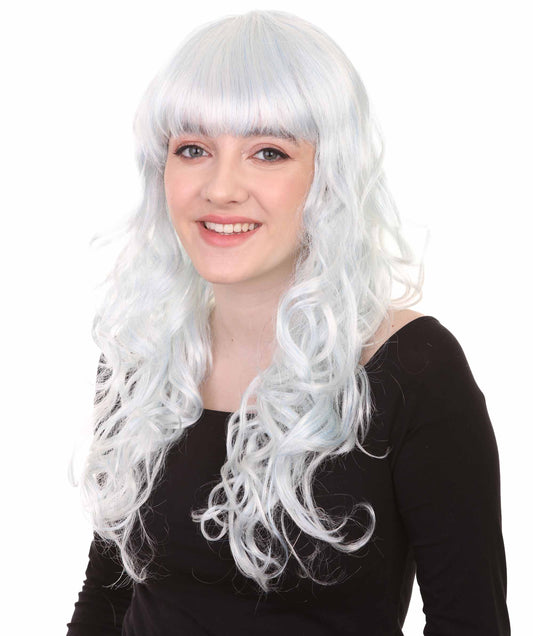 Wigs2you ハロウィンパーティープレミアム H-841 バットマン 女性ジョーカーウィッグ スカイブルー色