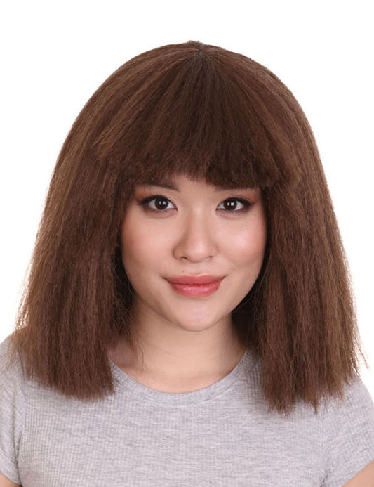 Wigs2you ハロウィンパーティープレミアムレディース H-1519 美しいルックを手に入れよう！ポップスターブラウンウィッグ