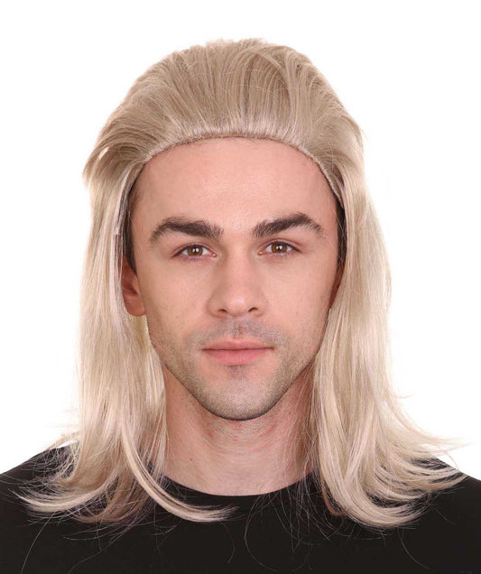 Wigs2you ハロウィンパーティープレミアムメンズ H-2129 タイガーメンズ マレットブロンドレトロウィッグ 自然な見た目 完璧なウィッグの選び方