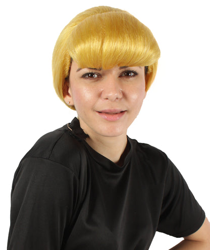 ハロウィンパーティプレミアムレディース H-5755 おもちゃアニメーション映画ゴールデンブロンドポニーテールウィッグ