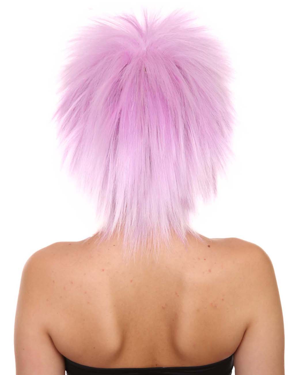 Wigs2you ハロウィンパーティープレミアムレディース H-1692 着け心地が良い とても快適 ファンキーパンク ライトパープルウィッグ