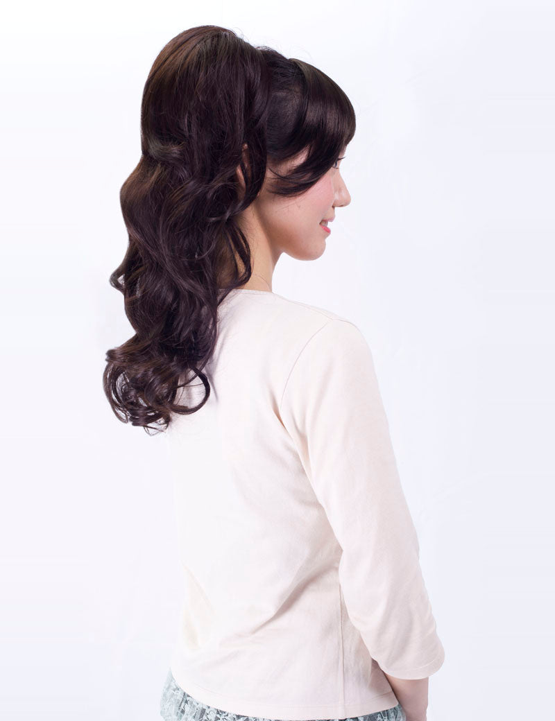 【Wigs2you】ヘアピース★ハーフウィッグ W-818