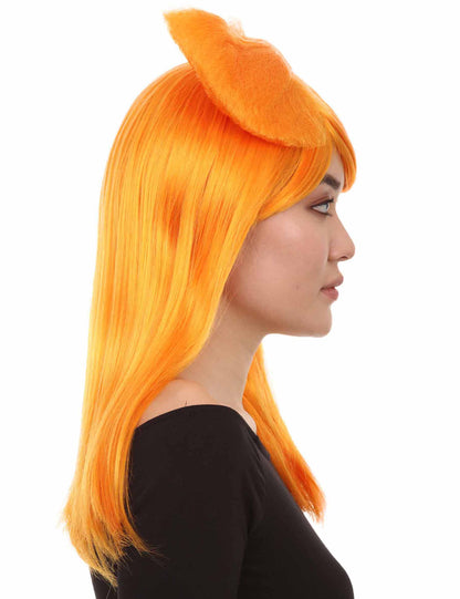 Wigs2you ハロウィンパーティープレミアムレディース H-1608 着用が簡単 とても快適 パンプキン ロング バタフライウィッグ