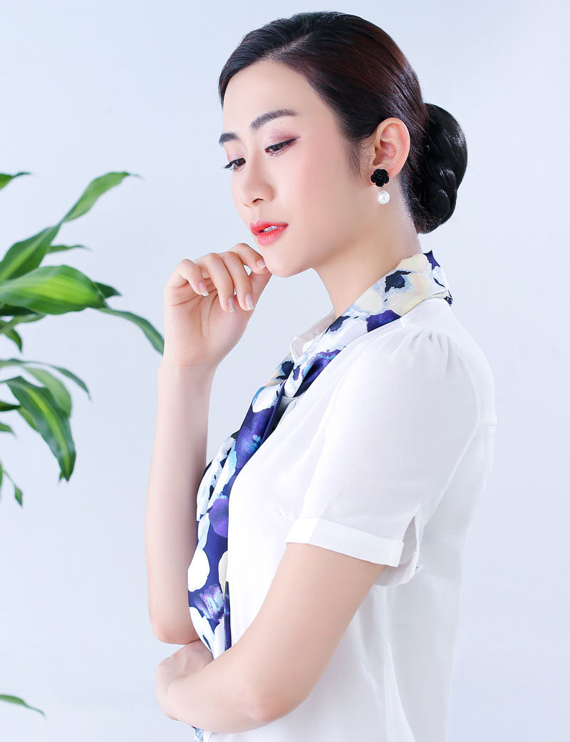 半分だけ編みこみデザインシニヨン和装ウィッグ | 立体感があり若い女性にも大人気 | 着物や浴衣の時に | W-8405
