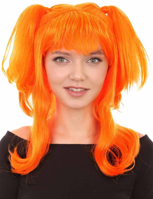 Wigs2you ハロウィンパーティープレミアム レディース H-775 バナナエンジェルウィッグ パンプキンオレンジ色