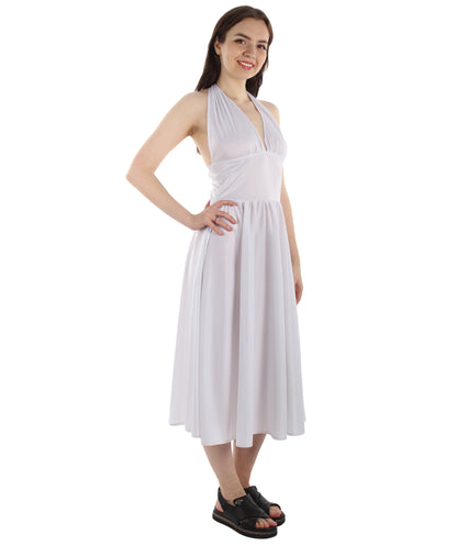 女性 JCP-118 のマリリンドレスコスチューム ホワイト コスプレコスチューム