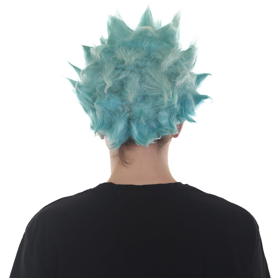 メンズ H-5618 (10インチ) ショートレングス スパイクド ハロウィンコスプレ アニメバンコスチューム ウィッグ 合成ソフトファイバーヘア