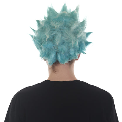 メンズ H-5618 (10インチ) ショートレングス スパイクド ハロウィンコスプレ アニメバンコスチューム ウィッグ 合成ソフトファイバーヘア