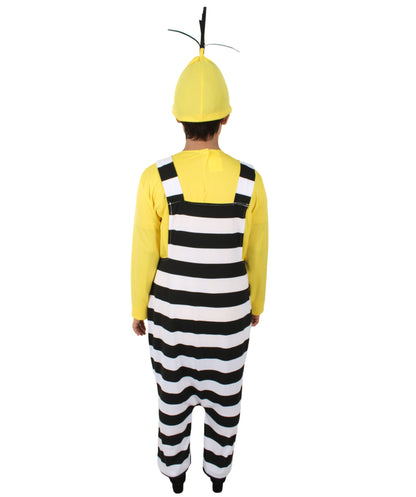 ユニセックス JCP-059 ハロウィン＆コスプレ コスチューム イエロー、ブラック＆ホワイト カラー マルチサイズ オプション