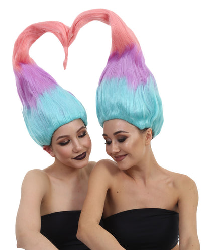 Wigs2youハロウィンパーティープレミアムレディースH-1877 着けやすい 非常に快適 コスプレウィッグ 女性ツイントロールスタイル
