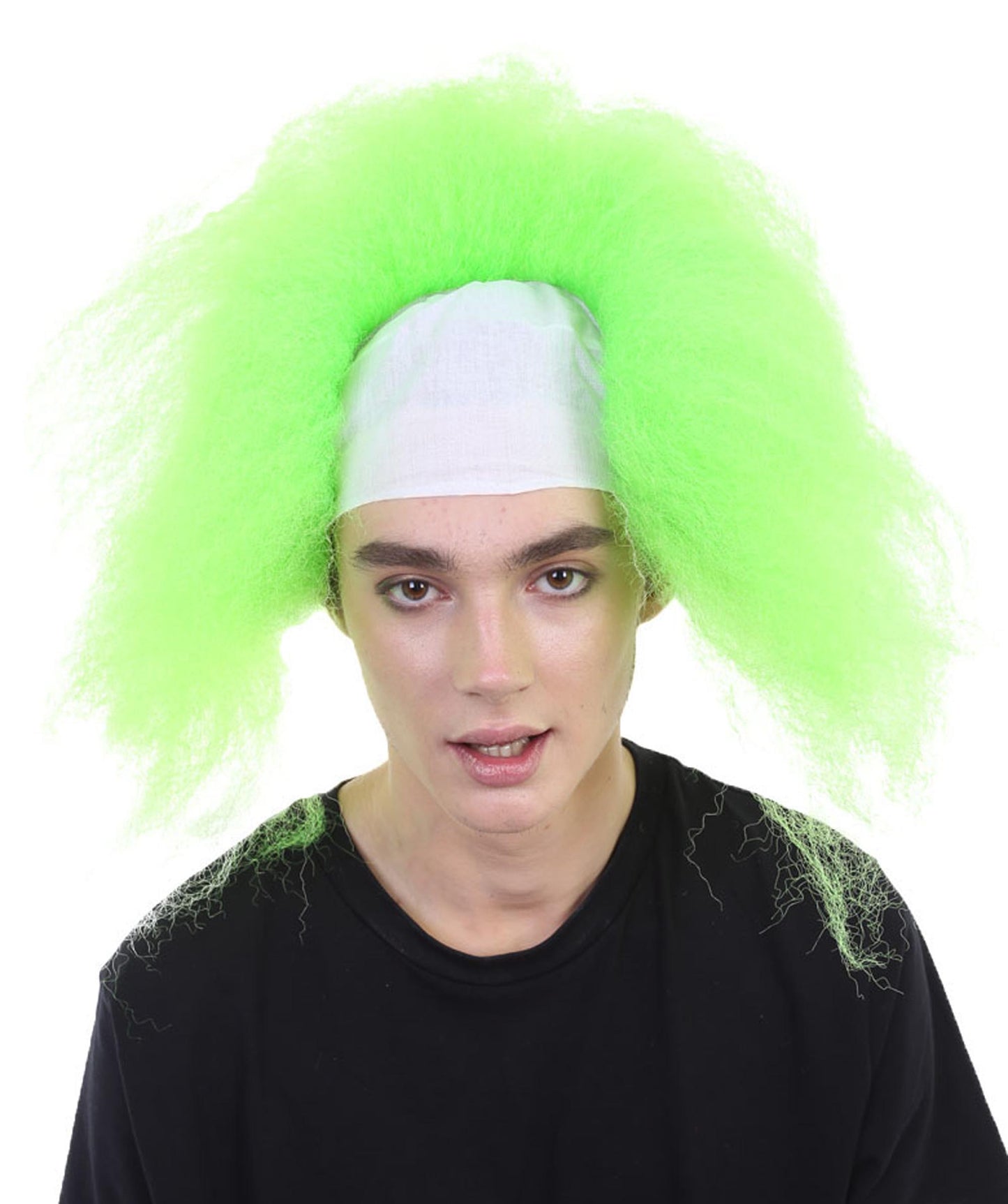 怖い道化かつら|軽い緑のコスプレ・ハロウィンかつらH-460