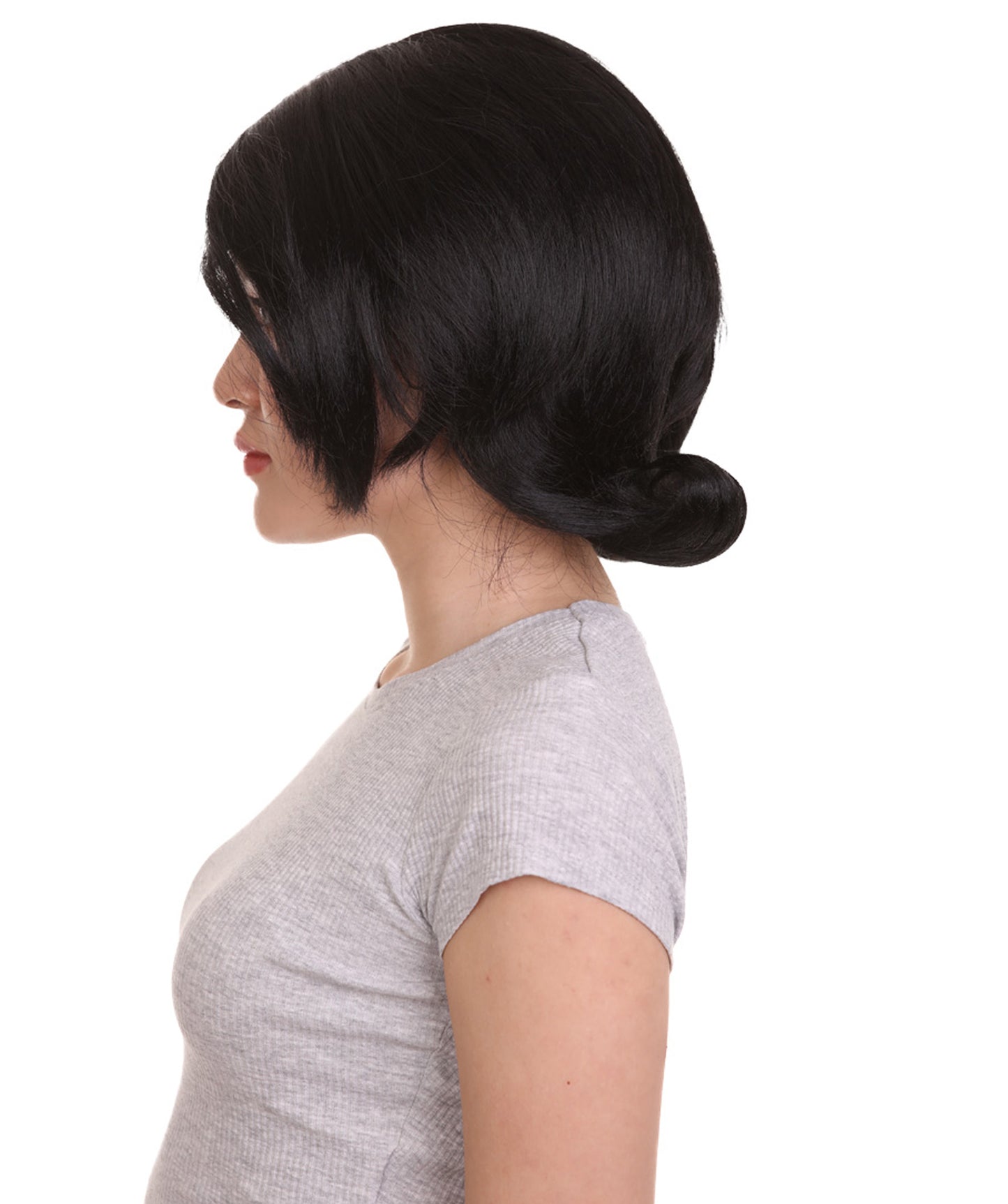 ボブズバーガー リンダ ブラックウィッグ H-4558 TV/映画ウィッグ プレミアム通気性キャップレスキャップ