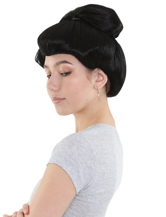 Wigs2you ハロウィンとパーティープレミアムレディース H-505 ブラック ジャパニーズ・ゲイシャウィッグ