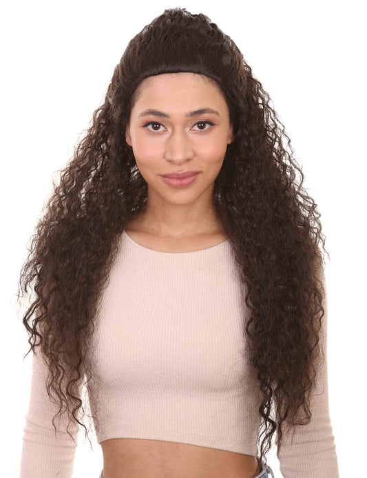 Wigs2you ハロウィンとパーティー プレミアム レディース H-485 ブラウン モアナ ウィッグ