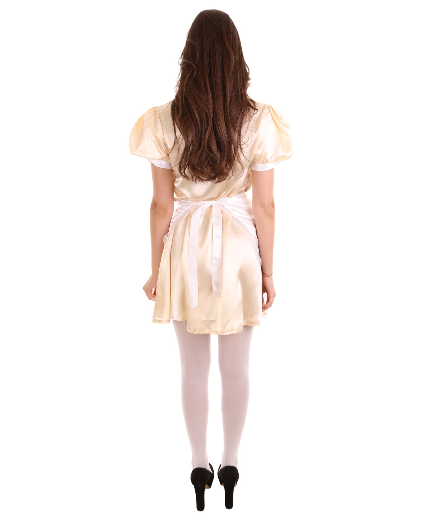 大人用女性の JCO-328_4 フレンチエプロンメイド制服 コッパー コスプレコスチューム