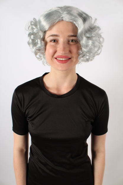 ハロウィンパーティプレミアムレディース H-5753 架空のアフリカ系アメリカ人の高齢女性のコメディキャラクターウィッグ